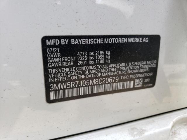 3MW5R7J05M8C20679 BMW 3 Series 330XI 12