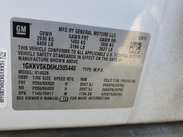 1GKKVSKD6HJ305440 GMC Acadia Limited Slt-2