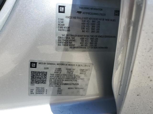 3GTP8CED8MG175229 GMC Sierra C1500 Elevation