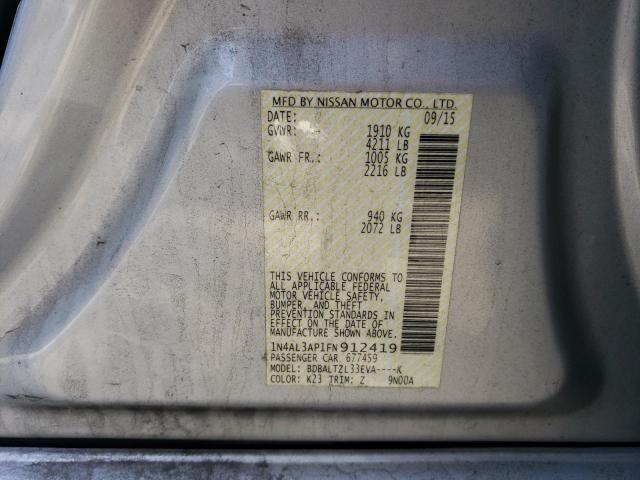 1N4AL3AP1FN912419 Nissan ALTIMA 2.5