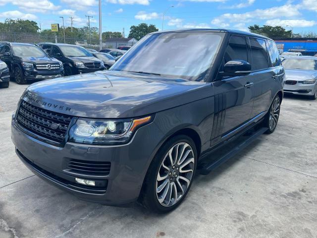 Salvage cars for sale from Copart Opa Locka, FL: 2017 Land Rover Range Rover Autobiography