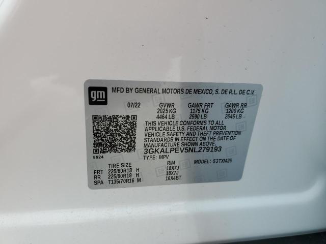 2022 GMC TERRAIN 3GKALPEV5NL279193