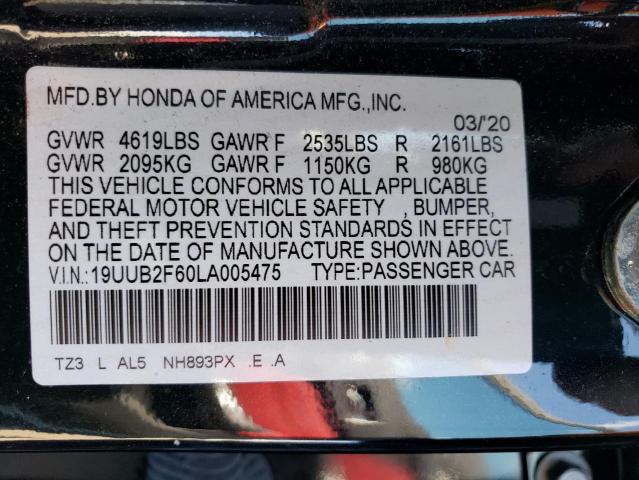 2020 ACURA TLX TECHNO - 19UUB2F60LA005475