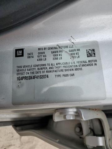 2015 BUICK VERANO CON - 1G4PR5SK4F4102074