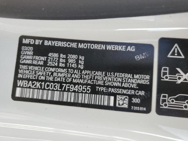 2020 BMW 230XI - WBA2K1C03L7F94955
