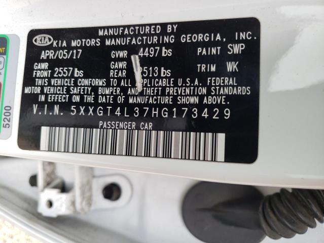 5XXGT4L37HG173429 KIA Optima Lx