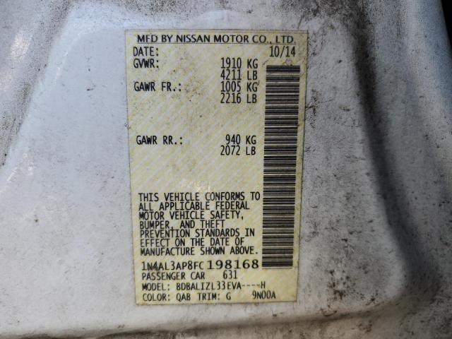 1N4AL3AP8FC198168 Nissan ALTIMA 2.5