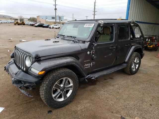 Salvage cars for sale from Copart Colorado Springs, CO: 2019 Jeep Wrangler Unlimited Sahara