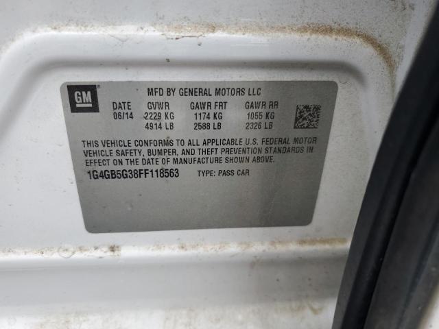 1G4GB5G38FF118563 Buick Lacrosse