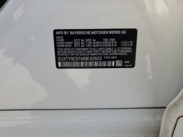 5UXTY9C01M9E42603 BMW X3 Xdrivem40i