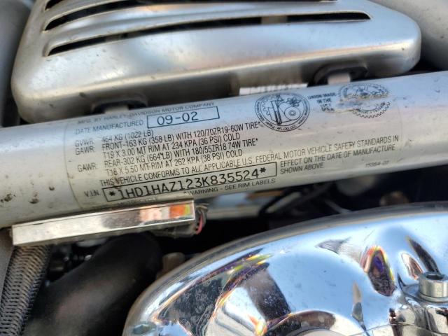 2003 HARLEY-DAVIDSON VRSCA 1HD1HAZ123K835524