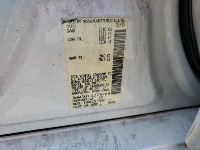 1N4AL3AP1FC279769 Nissan ALTIMA 2.5