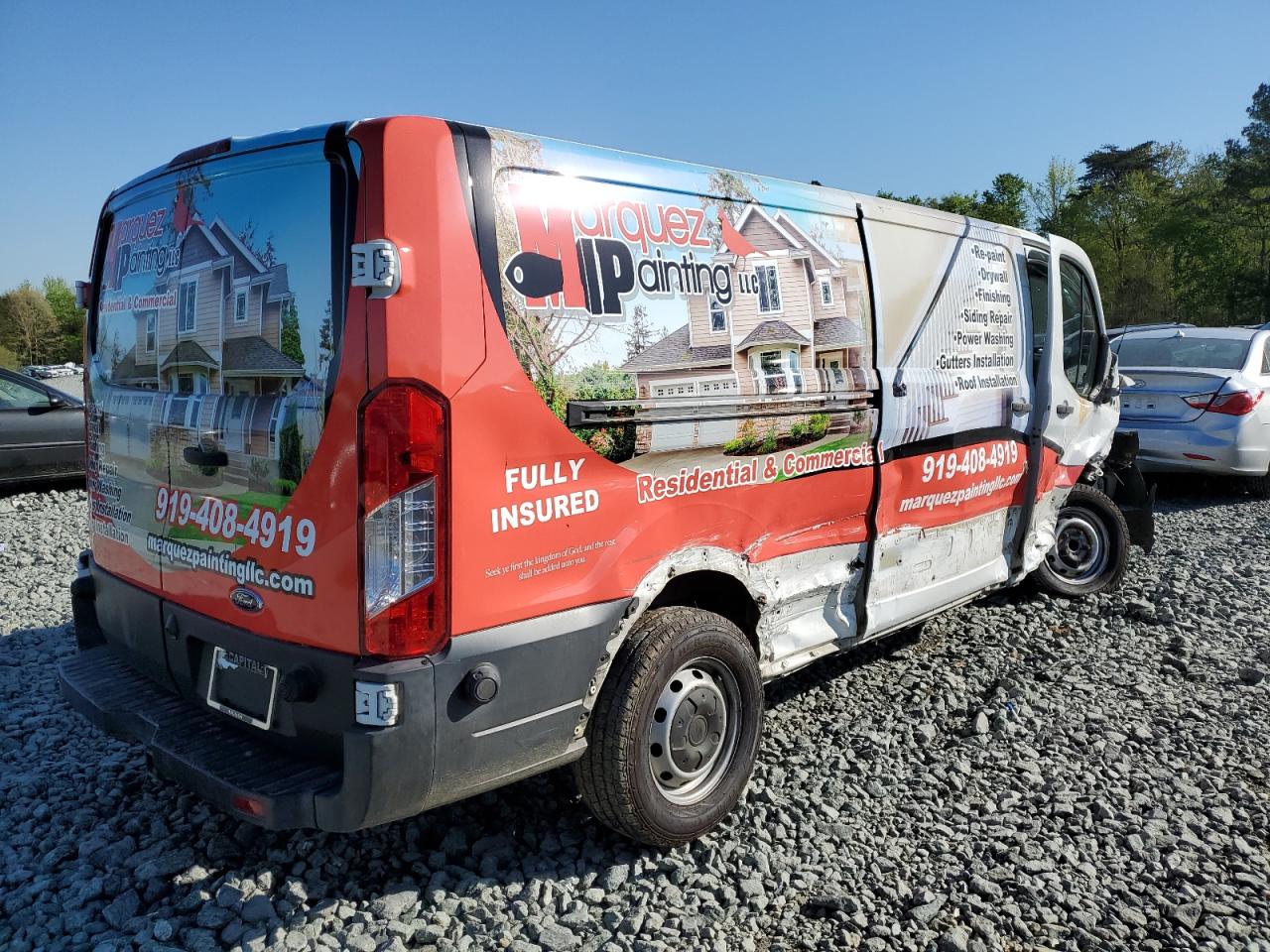 1FTYR2YM6GKA49911 FORD TRANSIT 2016