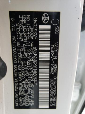2019 TOYOTA PRIUS - JTDKARFU6K3074769