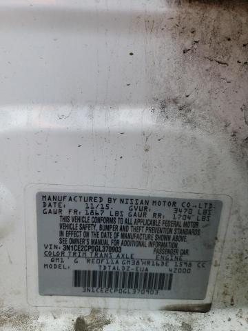 3N1CE2CP0GL370903 Nissan Versa Note S