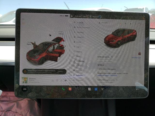 7SAYGAEE5NF352012 Tesla Model Y