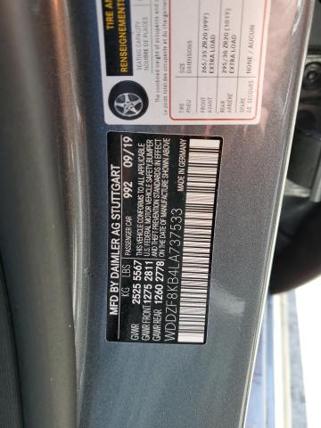 2020 MERCEDES-BENZ E 63 AMG-S - WDDZF8KB4LA737533