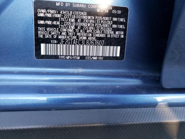 JF2GTAEC3L8267607 Subaru Crosstrek Premium