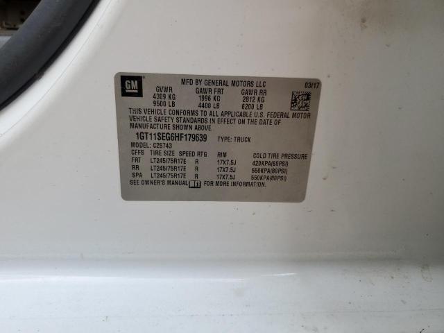 2017 GMC SIERRA C25 1GT11SEG6HF179639