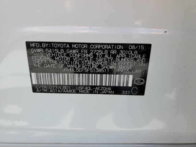 2015 LEXUS LS 460 - JTHBL5EF5F5138511