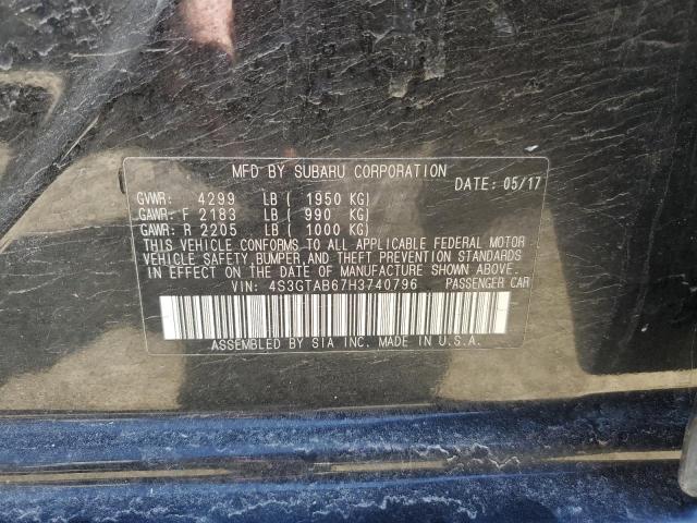 4S3GTAB67H3740796 Subaru Impreza Premium