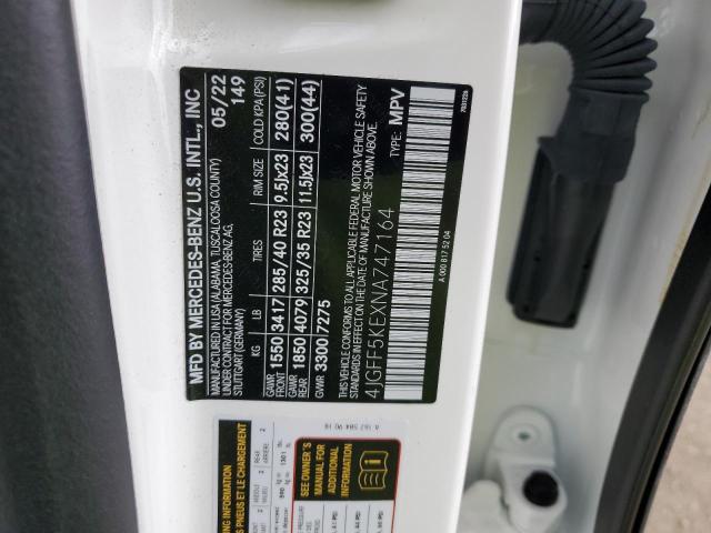 4JGFF5KEXNA747164 Mercedes-Benz Gls 450 4matic