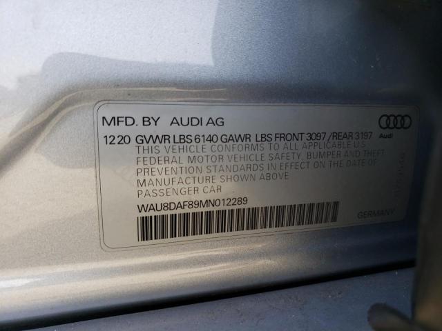 2021 AUDI A8 L WAU8DAF89MN012289