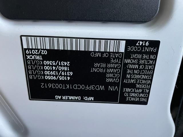 WD3PF0CD1KT003612 Mercedes-Benz Sprinter 2500/3500