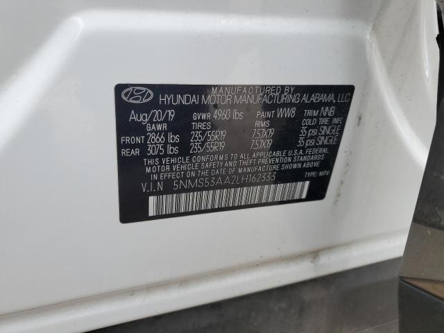 2020 HYUNDAI SANTA FE L - 5NMS53AA2LH162333