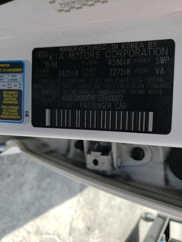 KNAGM4AD9F5084002 KIA OPTIMA HYBRID