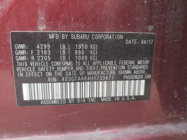 4S3GTAA64H1733477 Subaru Impreza