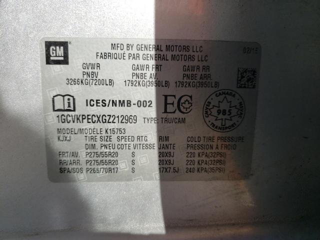 2016 CHEVROLET SILVRDO LT 1GCVKPECXGZ212969