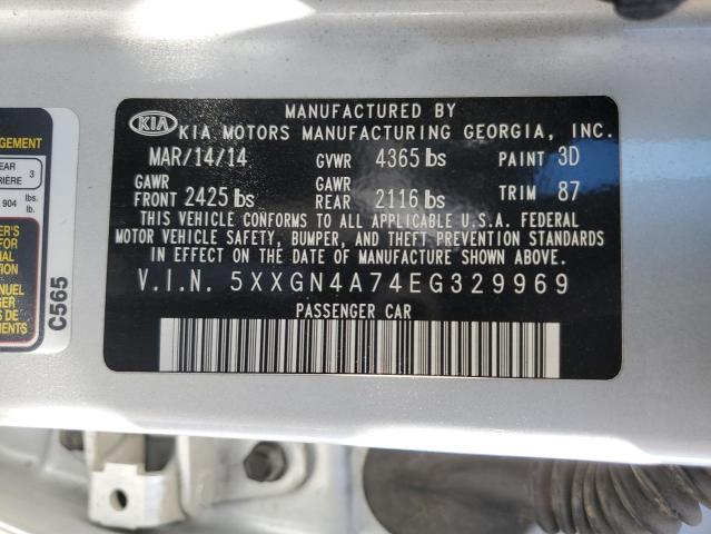 5XXGN4A74EG329969 KIA OPTIMA EX