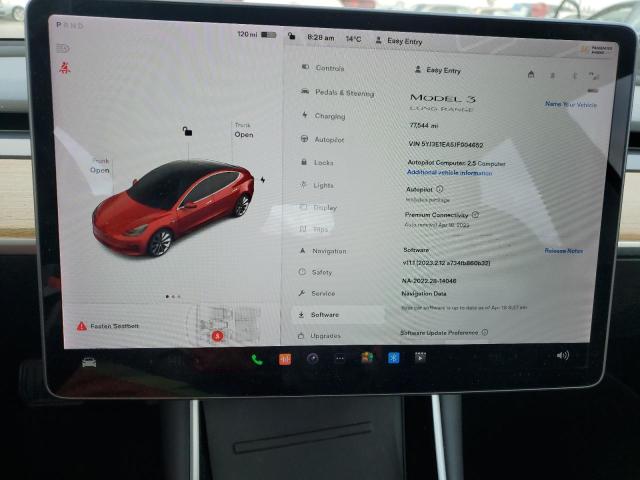 Tesla MODEL 3 2018 5YJ3E1EA5JF004652 Image 9