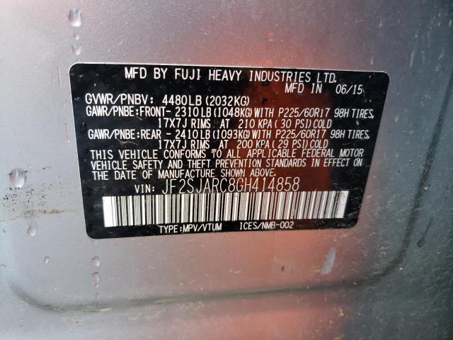 JF2SJARC8GH414858 Subaru Forester 2.5i Limited