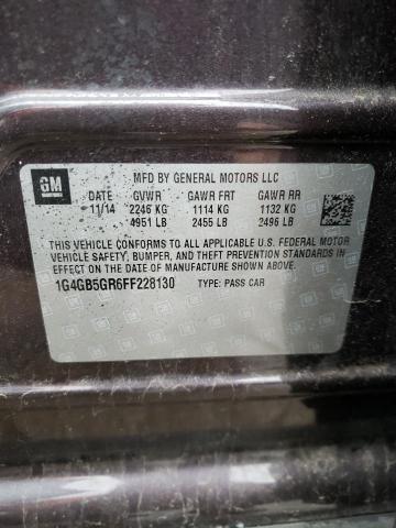 1G4GB5GR6FF228130 Buick Lacrosse