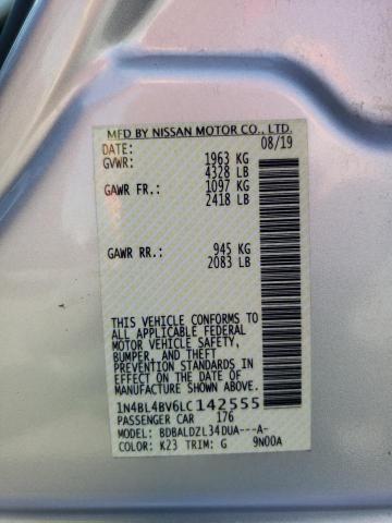 1N4BL4BV6LC142555 Nissan ALTIMA S