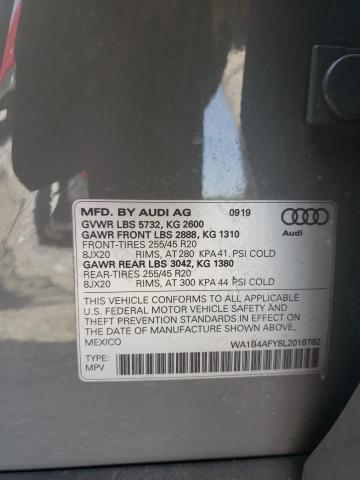2020 AUDI SQ5 PREMIU - WA1B4AFY8L2018782
