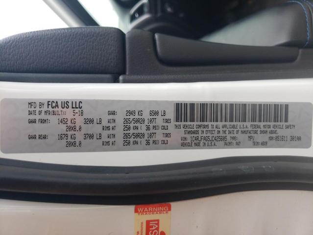 1C4RJFAG5JC425605 Jeep Grand Cherokee Laredo