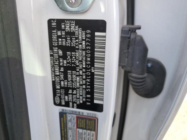 5XYRLDLC9MG037799 KIA SORENTO S