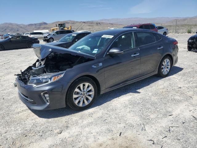 Salvage cars for sale at Las Vegas, NV auction: 2018 KIA Optima LX