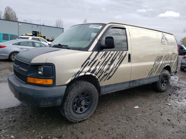 Salvage cars for sale from Copart Portland, OR: 2009 Chevrolet Express G1500