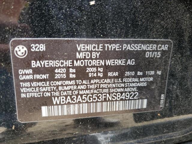 2015 BMW 328 I - WBA3A5G53FNS84922