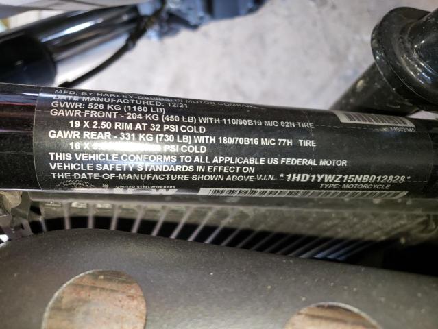 2022 HARLEY-DAVIDSON FLXRS 1HD1YWZ15NB012828