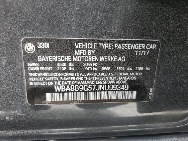 WBA8B9G57JNU99349 BMW 330 I
