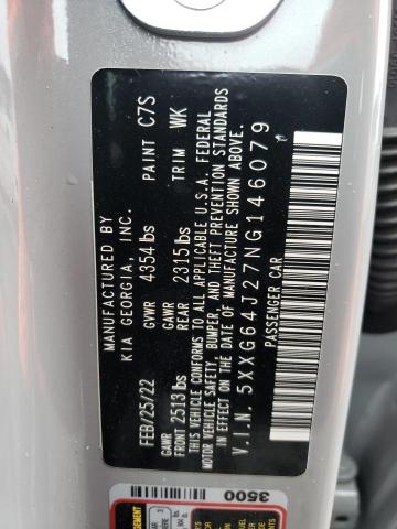5XXG64J27NG146079 KIA K5 GT LINE