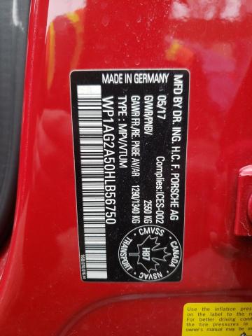 2017 PORSCHE MACAN GTS - WP1AG2A50HLB56750