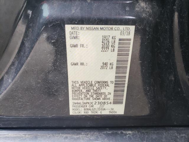 1N4AL3APXJC230854 Nissan ALTIMA 2.5