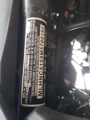 2021 HONDA CBR300 RA - MLHNC5159M5700190