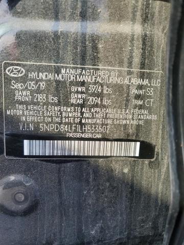 VIN 5NPD84LF1LH533502 2020 HYUNDAI ELANTRA no.13